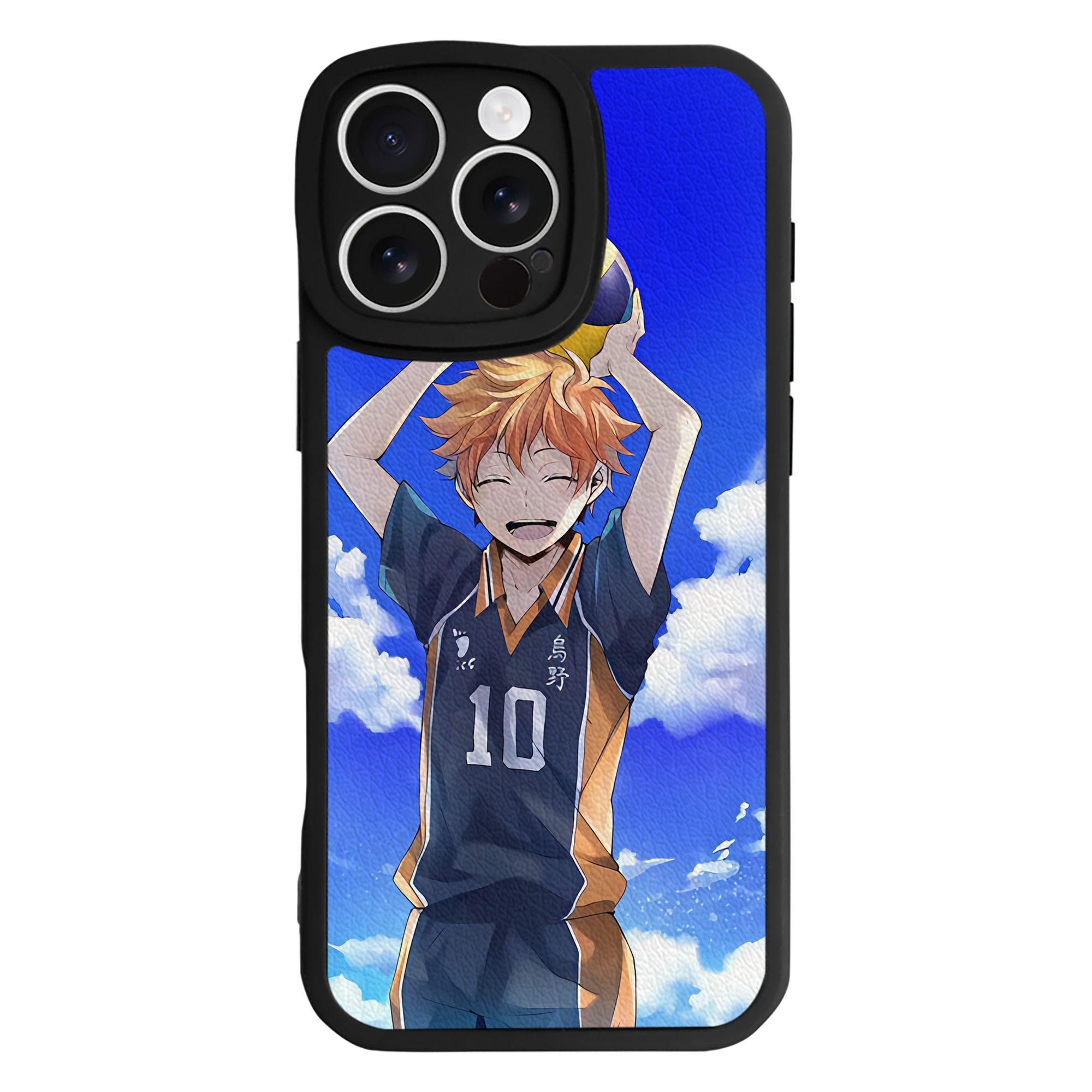 （画像用） ハイキュー!! Haikyu!! 【iPhone 16シリーズ対応】シリコンスマホケース（レザー調） 材質：シリコン